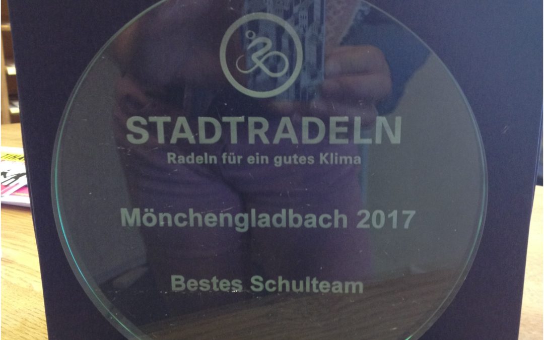 Platz 1 beim Stadtradeln 2017
