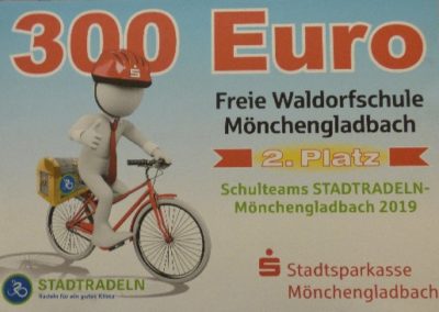 Stadtradeln 2019 – 2. Platz