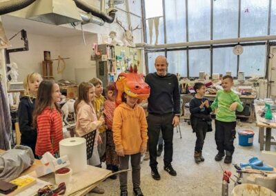 BESUCH DER THEATERWERKSTÄTTEN KREFELD – HANDWERKER-EPOCHE KLASSE 3